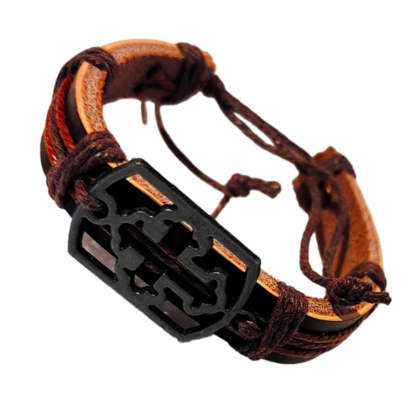 Cross Bracelet Men's Size OS - Picture 1 of 6